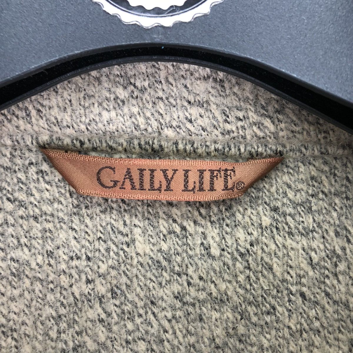 Japanese Brand Vintage 80's Wool Casual Work Jacket by Gaily Life Size US L / EU 52-54 / 3 - 13 Thumbnail
