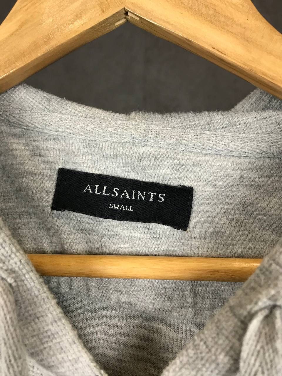 Allsaints Allsaints luxury streetwear gray zip hoodie Size US S / EU 44-46 / 1 - 3 Thumbnail