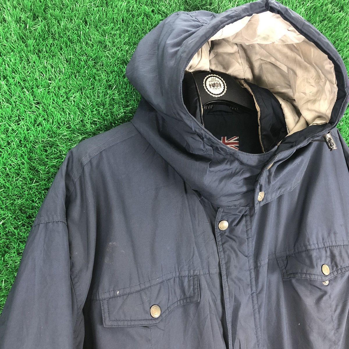 Kangol Vintage 90's Kangol Nylon Coach Long Jacket Hoodie Size US XXL / EU 58 / 5 - 2 Thumbnail
