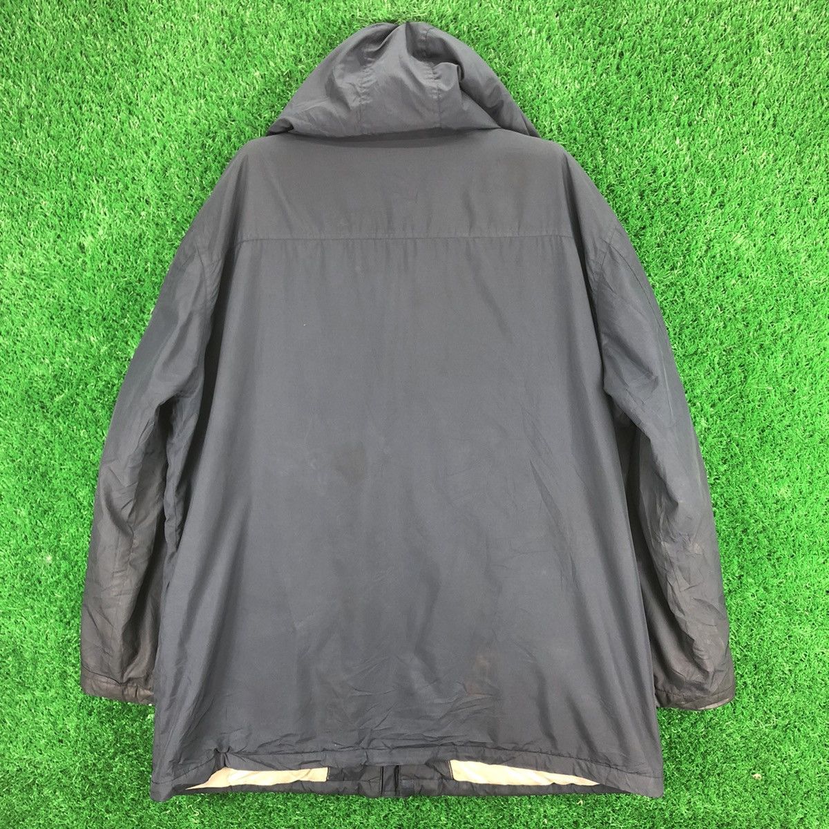 Kangol Vintage 90's Kangol Nylon Coach Long Jacket Hoodie Size US XXL / EU 58 / 5 - 4 Thumbnail