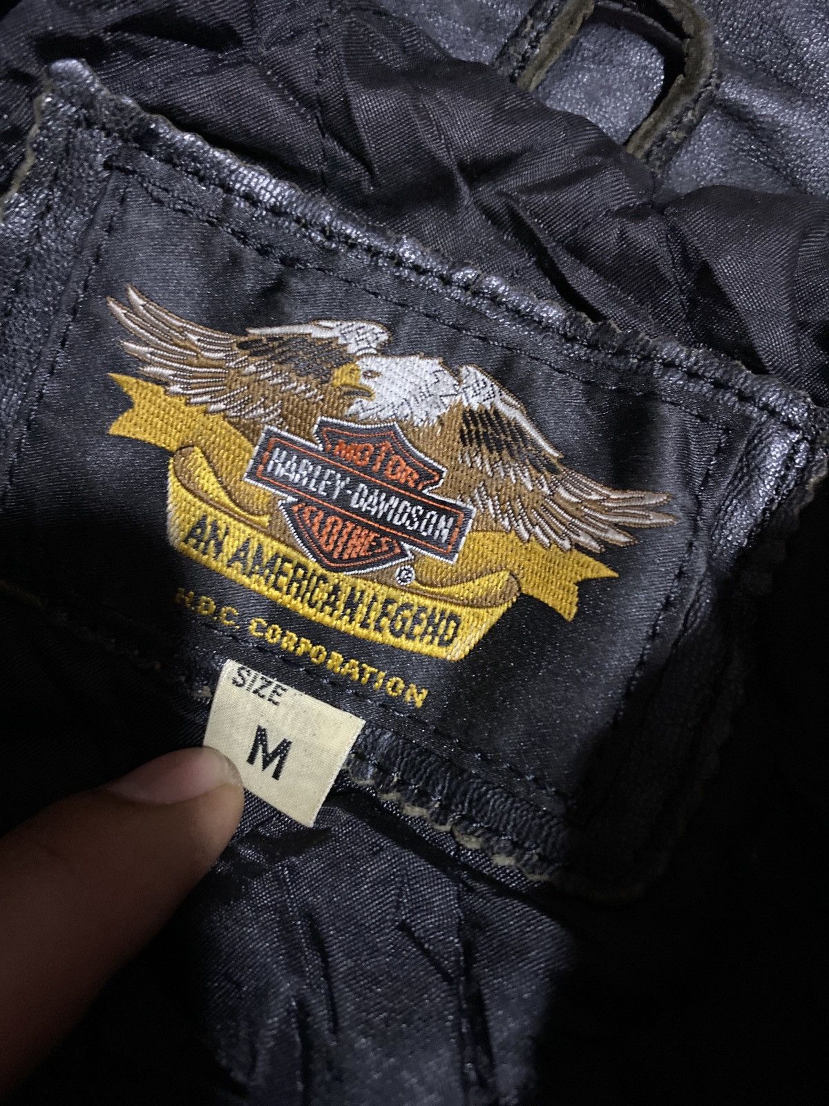 Harley Davidson HARLEY DAVIDSON VINTAGE LEATHER JACKET Size US M / EU 48-50 / 2 - 16 Thumbnail