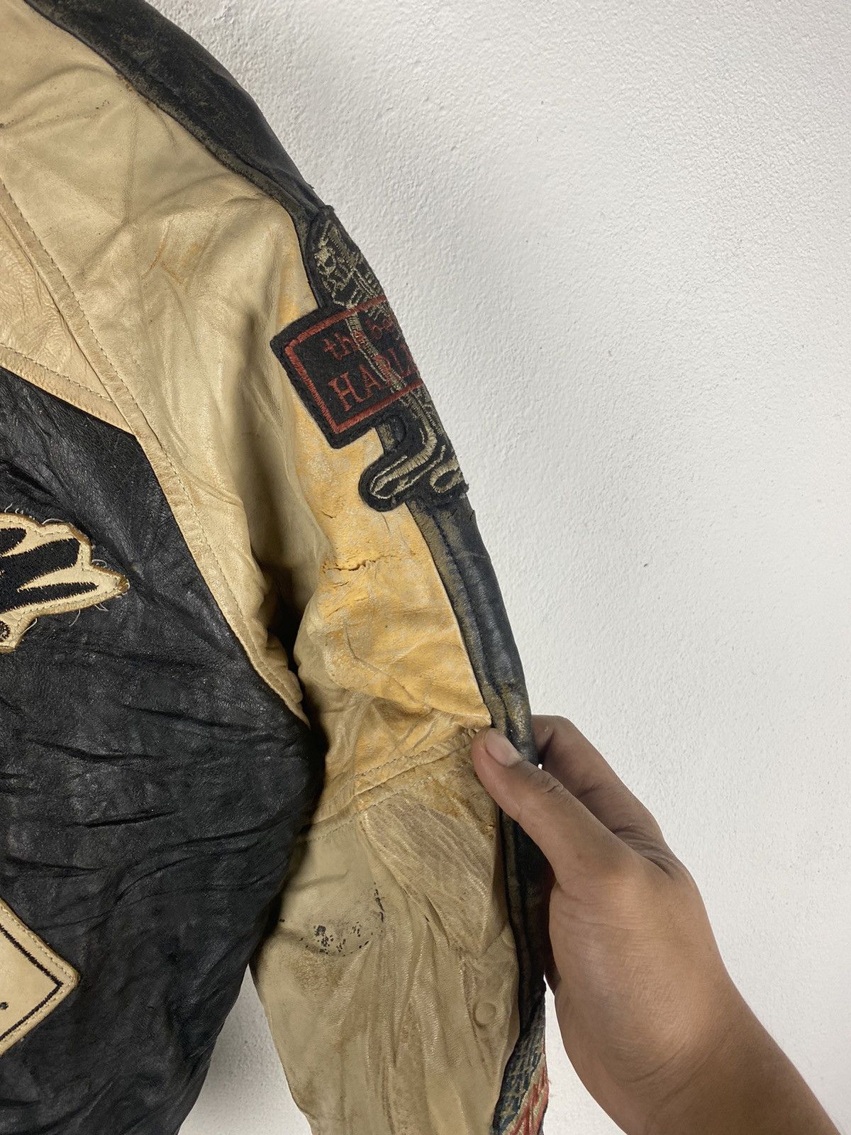 Harley Davidson HARLEY DAVIDSON VINTAGE LEATHER JACKET Size US M / EU 48-50 / 2 - 14 Thumbnail