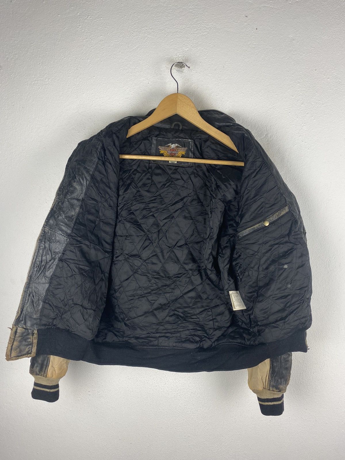 Harley Davidson HARLEY DAVIDSON VINTAGE LEATHER JACKET Size US M / EU 48-50 / 2 - 11 Thumbnail