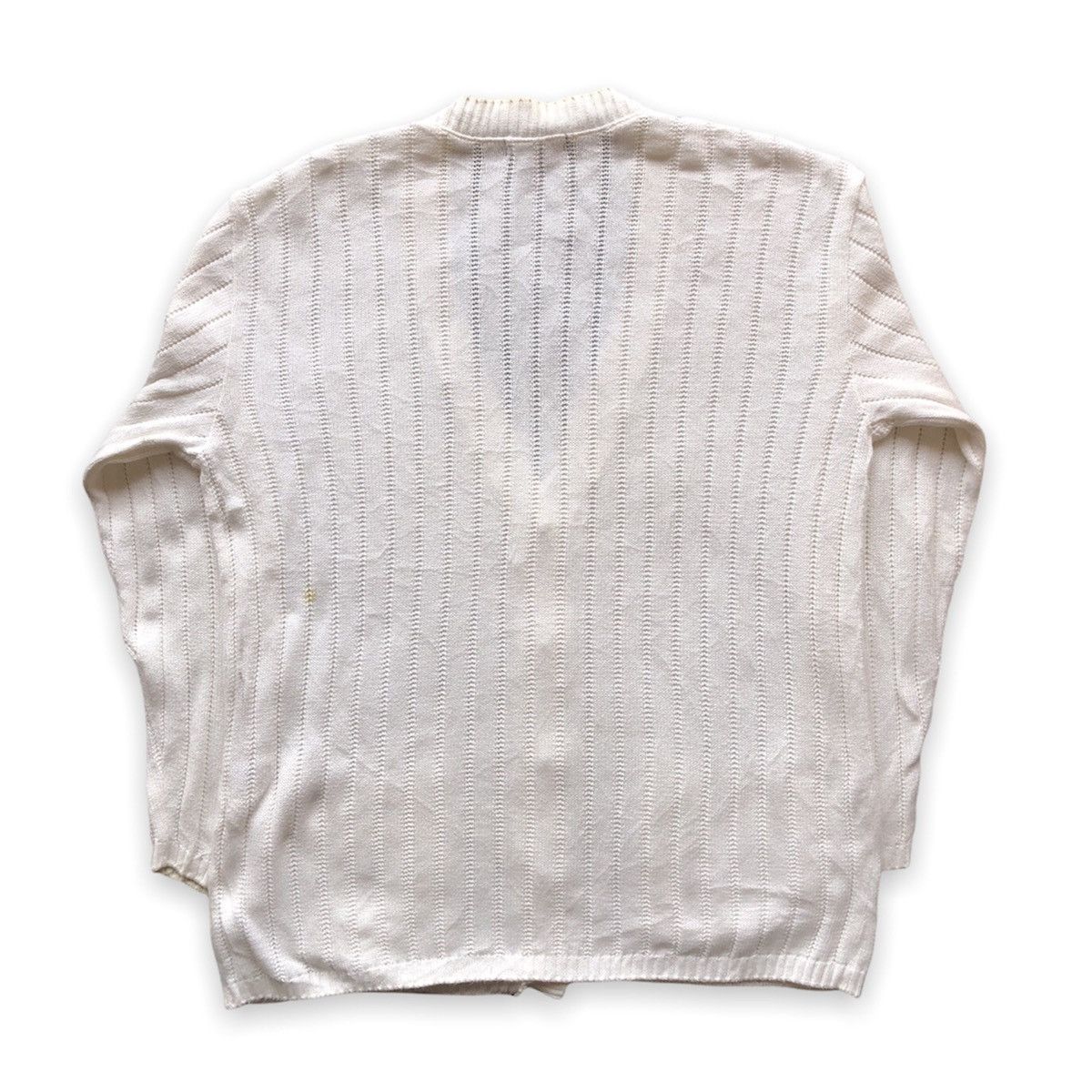 Japanese Brand Vintage 90's Knit Cardigan Gold Button by Concezione Size US L / EU 52-54 / 3 - 5 Thumbnail