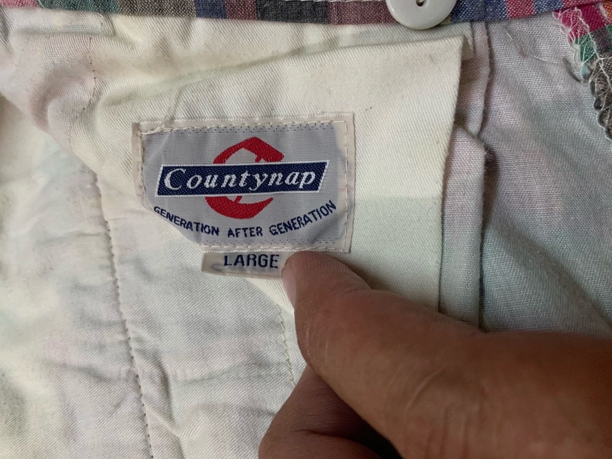 Japanese Brand Countynap Patchwork Design Pant Size US 31 - 6 Thumbnail