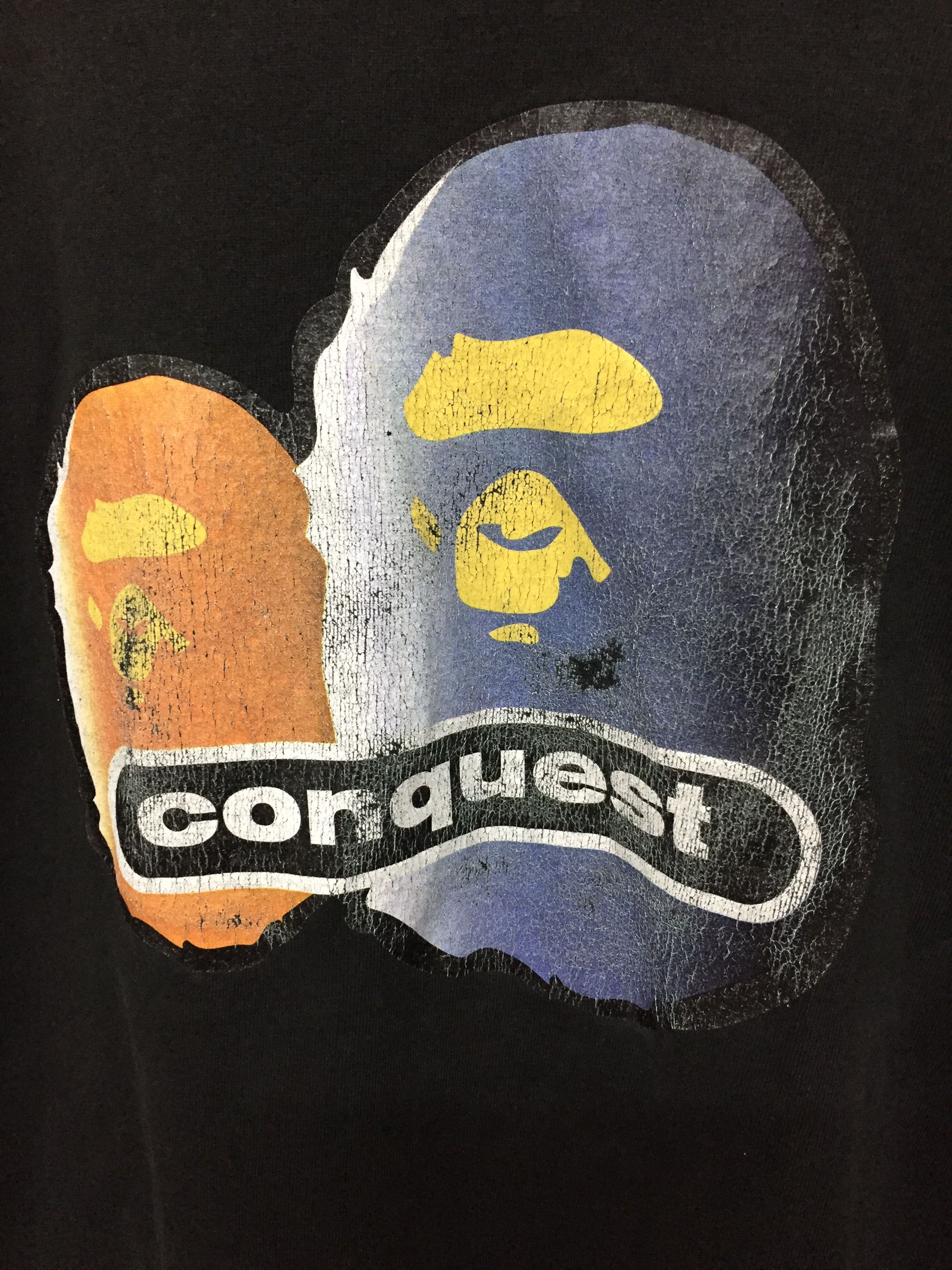 Bape × Vintage Bape Conquest Tee (1999) Size US M / EU 48-50 / 2 - 4 Thumbnail