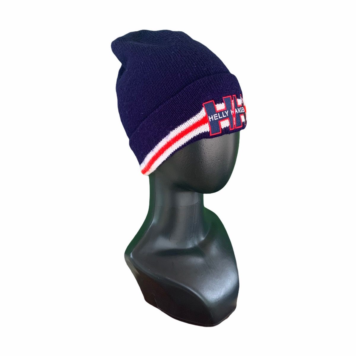Helly Hansen × Vintage Vintage Helly Hansen Big Logo Beanie Hat Size ONE SIZE - 8 Thumbnail