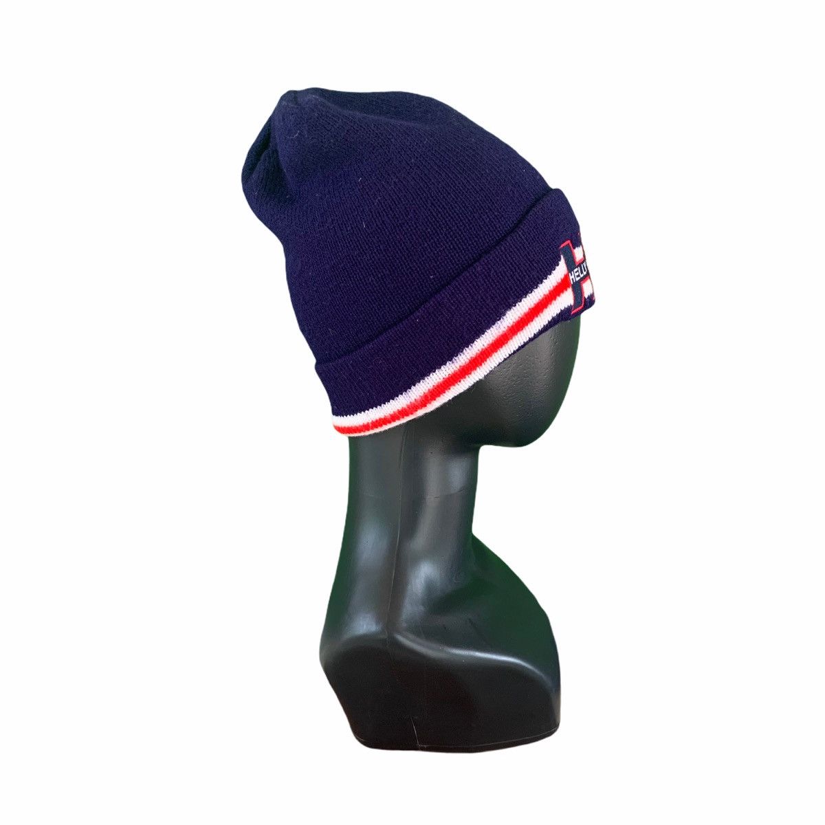 Helly Hansen × Vintage Vintage Helly Hansen Big Logo Beanie Hat Size ONE SIZE - 7 Thumbnail