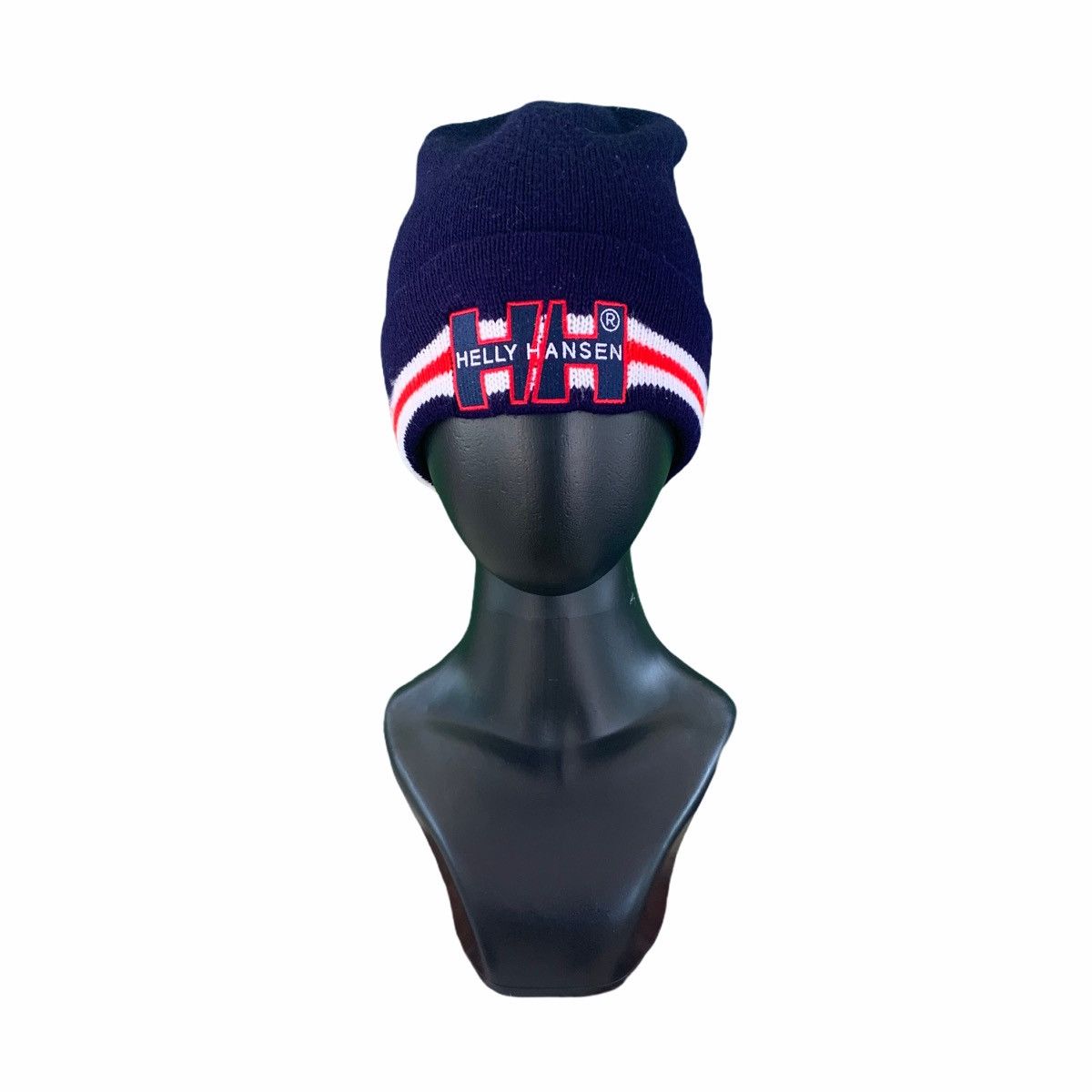 Helly Hansen × Vintage Vintage Helly Hansen Big Logo Beanie Hat Size ONE SIZE - 2 Thumbnail