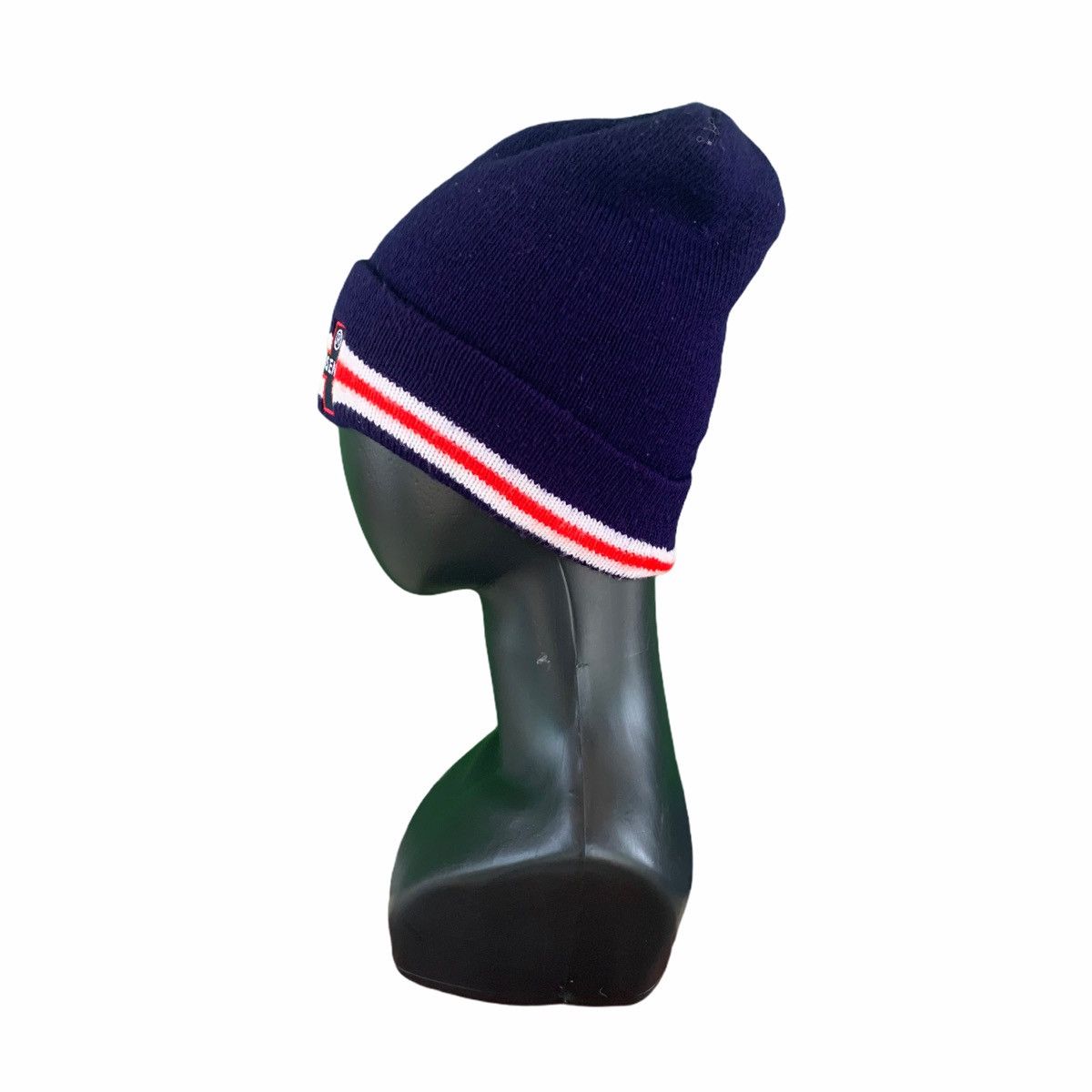 Helly Hansen × Vintage Vintage Helly Hansen Big Logo Beanie Hat Size ONE SIZE - 3 Thumbnail