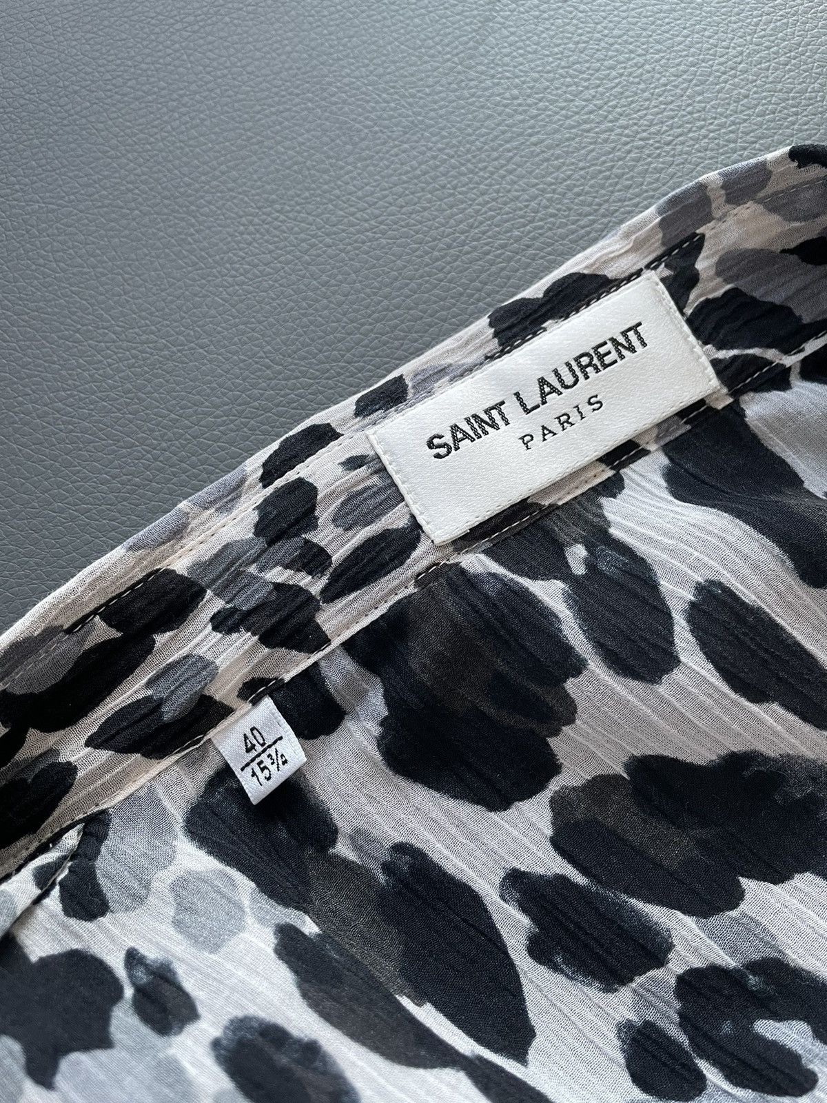 Saint Laurent Paris Rare $1,500 Brand NEW Sold Out Super Runway Silk Shirt Size US M / EU 48-50 / 2 - 5 Thumbnail