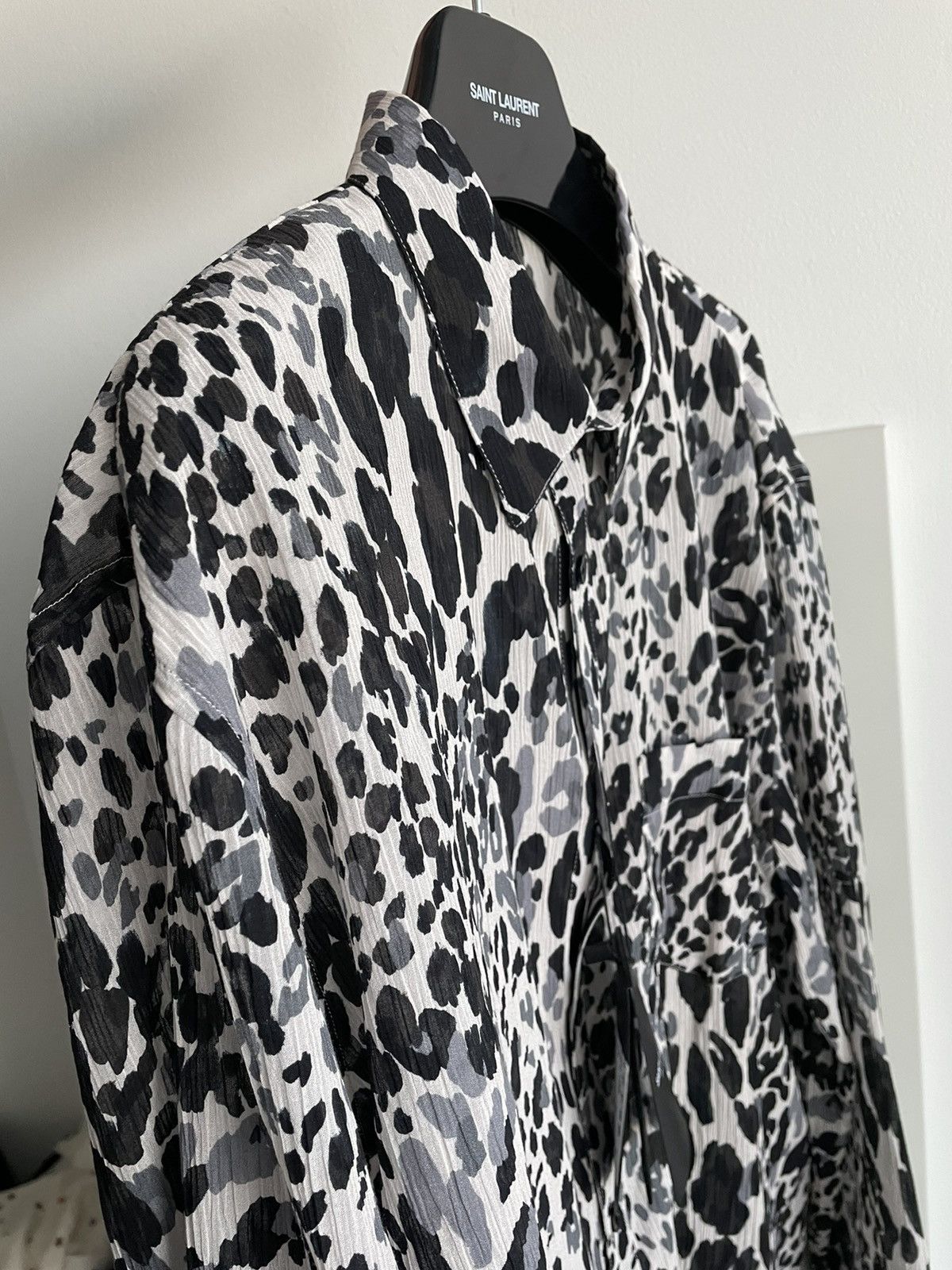 Saint Laurent Paris Rare $1,500 Brand NEW Sold Out Super Runway Silk Shirt Size US M / EU 48-50 / 2 - 3 Thumbnail