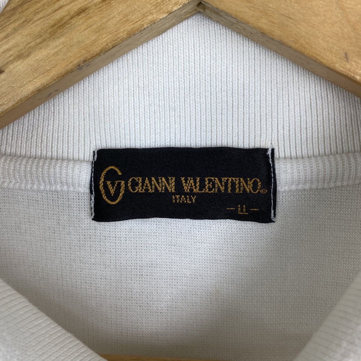 Gianni Valentino × Valentino × Vintage Vintage GIANNI VALENTINO Italy Small Logo Polos Sweatshirt Size US L / EU 52-54 / 3 - 4 Thumbnail