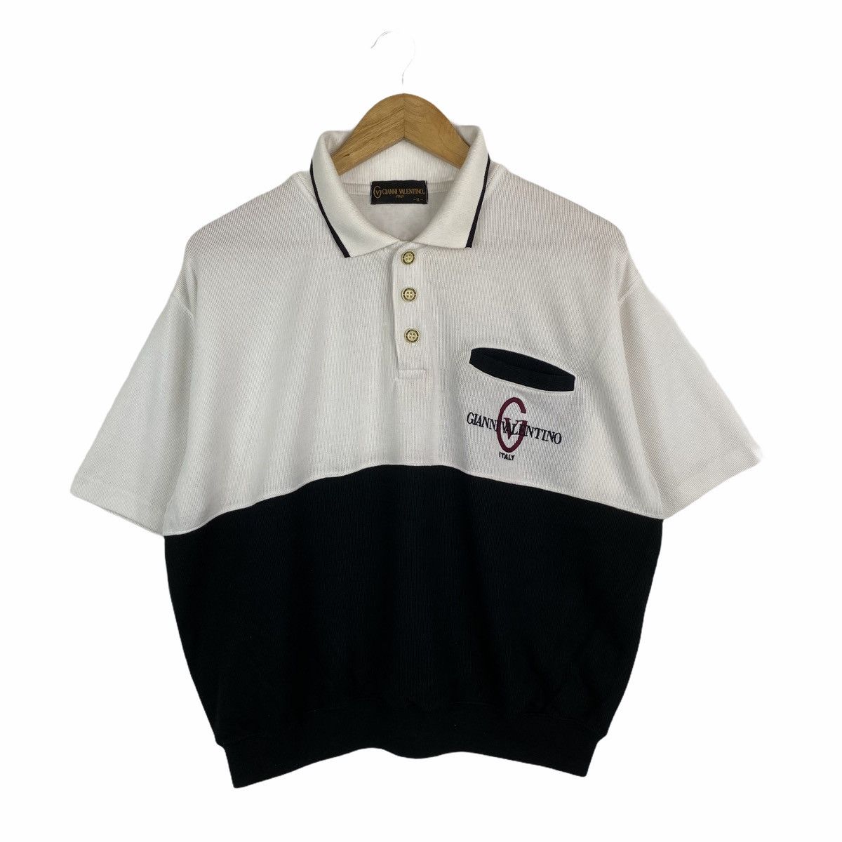 Gianni Valentino × Valentino × Vintage Vintage GIANNI VALENTINO Italy Small Logo Polos Sweatshirt Size US L / EU 52-54 / 3 - 1 Thumbnail