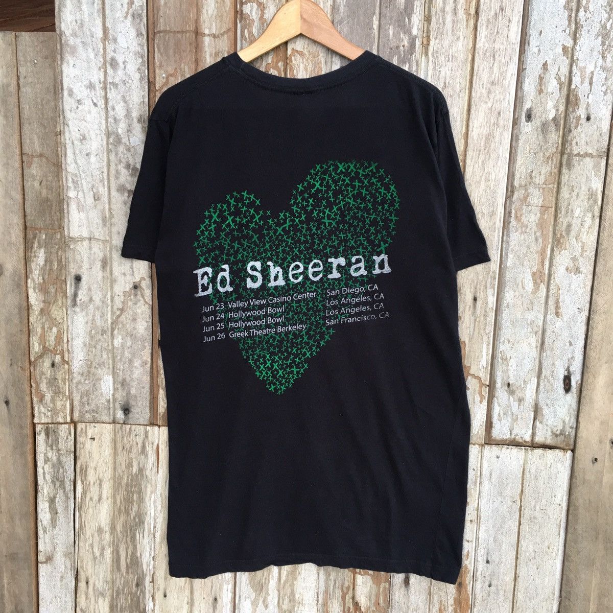 Band Tees Vintage Faded Y2K Ed Sheeran ERD GRUNGE THRASHED TEE Size US L / EU 52-54 / 3 - 2 Thumbnail