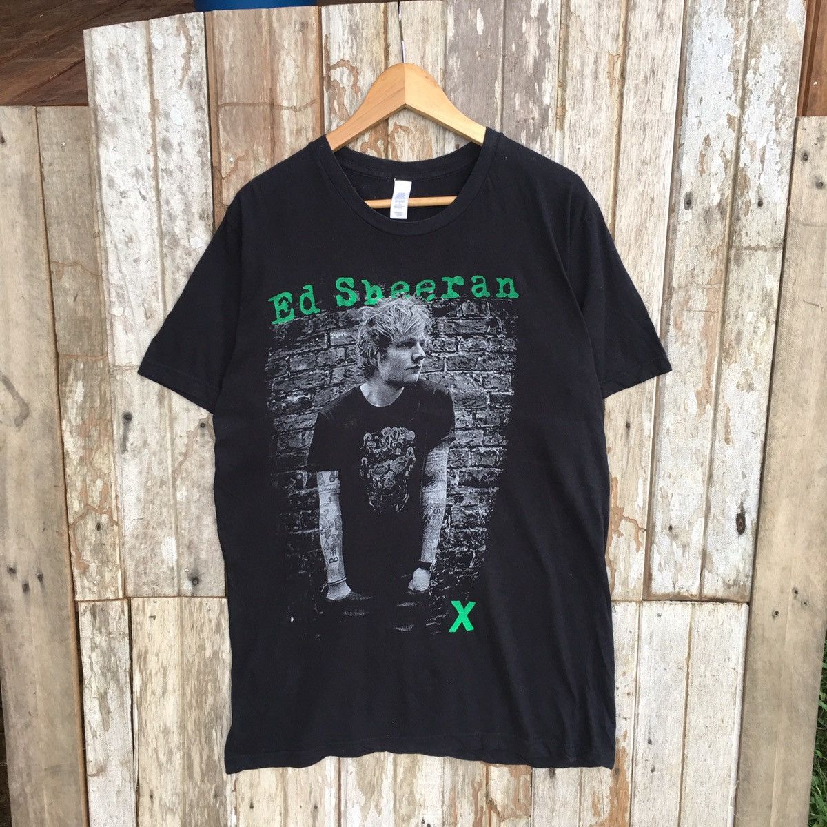 Band Tees Vintage Faded Y2K Ed Sheeran ERD GRUNGE THRASHED TEE Size US L / EU 52-54 / 3 - 1 Thumbnail