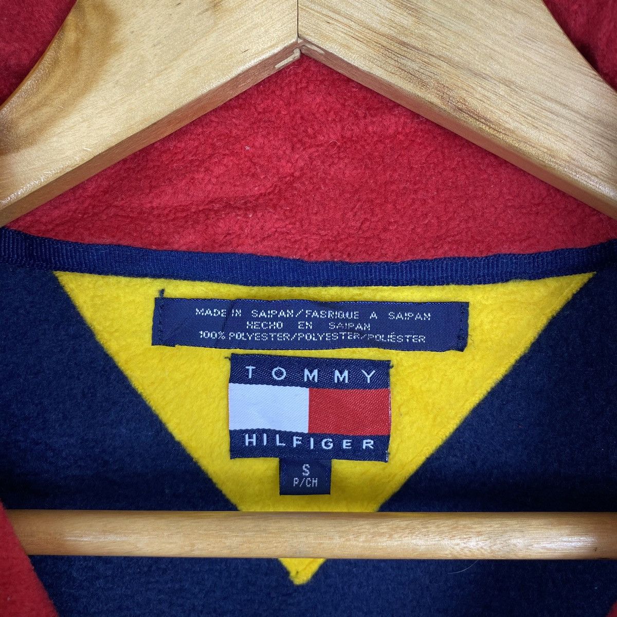 Tommy Hilfiger × Vintage TOMMY HILFIGER Small Logo Fleece Half Zipper Sweatshirt Size US L / EU 52-54 / 3 - 4 Thumbnail
