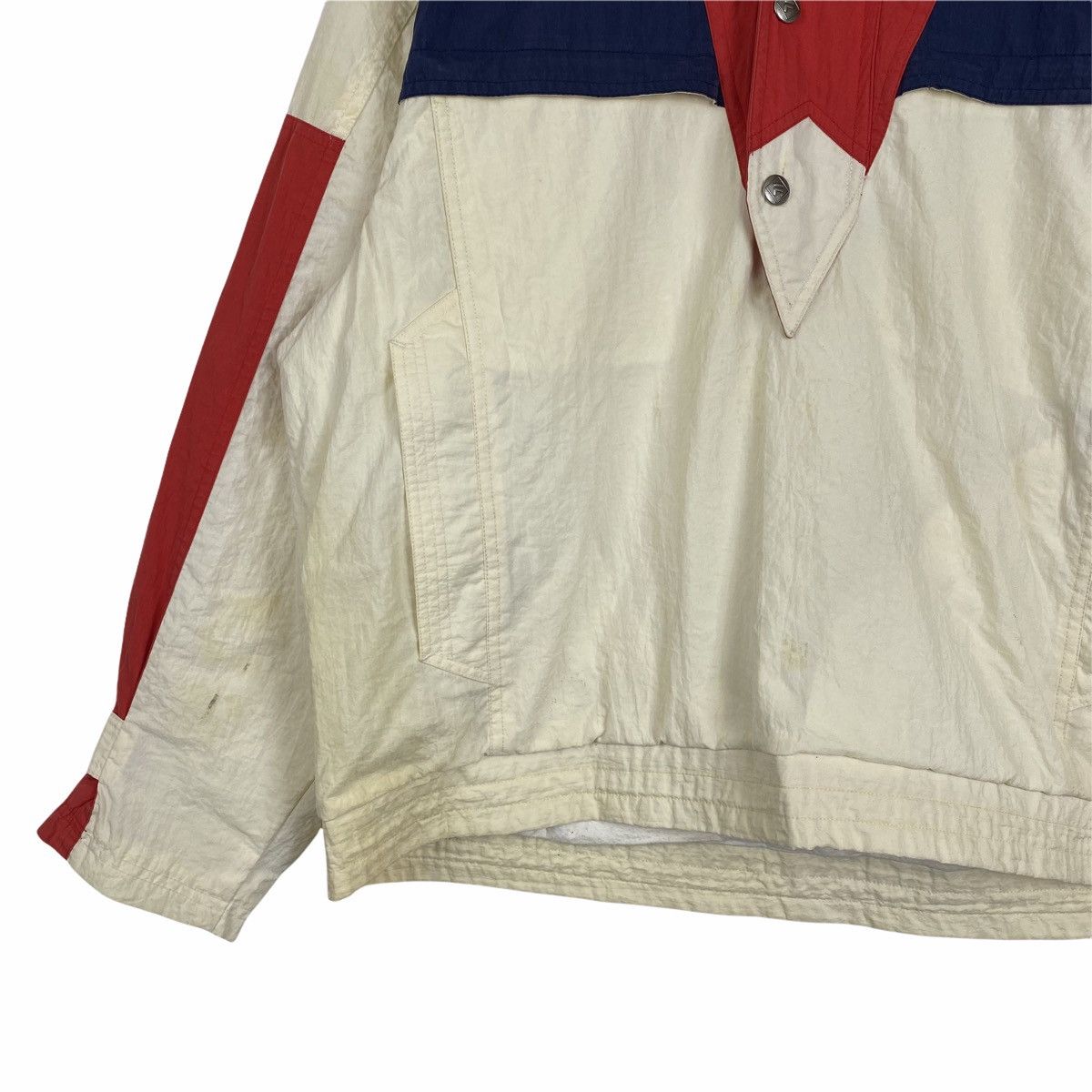 Vintage FILA Small Logo Half Zipper Hoodie Pullover Jacket