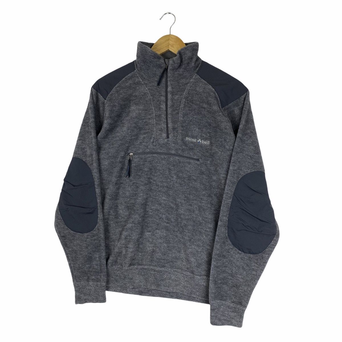 Montbell × Vintage Vintage MONTBELL Outdoor Fleece Half Zipper Sweatshirt Size US M / EU 48-50 / 2 - 3 Thumbnail