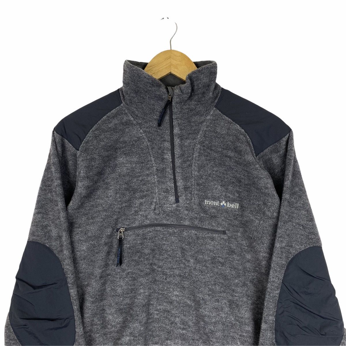 Montbell × Vintage Vintage MONTBELL Outdoor Fleece Half Zipper Sweatshirt Size US M / EU 48-50 / 2 - 4 Thumbnail