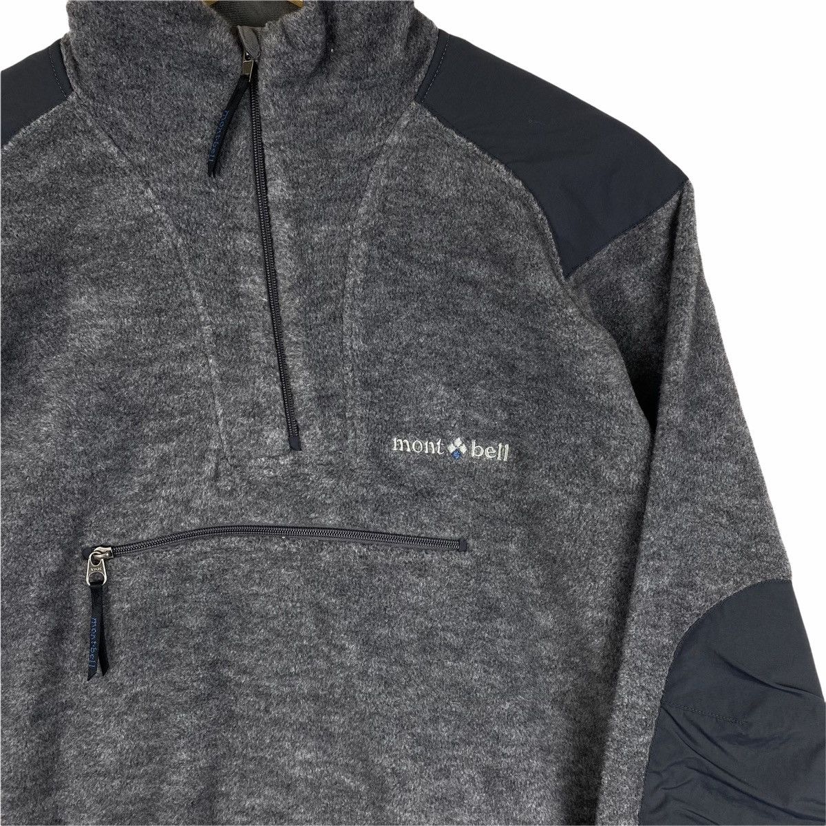 Montbell × Vintage Vintage MONTBELL Outdoor Fleece Half Zipper Sweatshirt Size US M / EU 48-50 / 2 - 5 Thumbnail