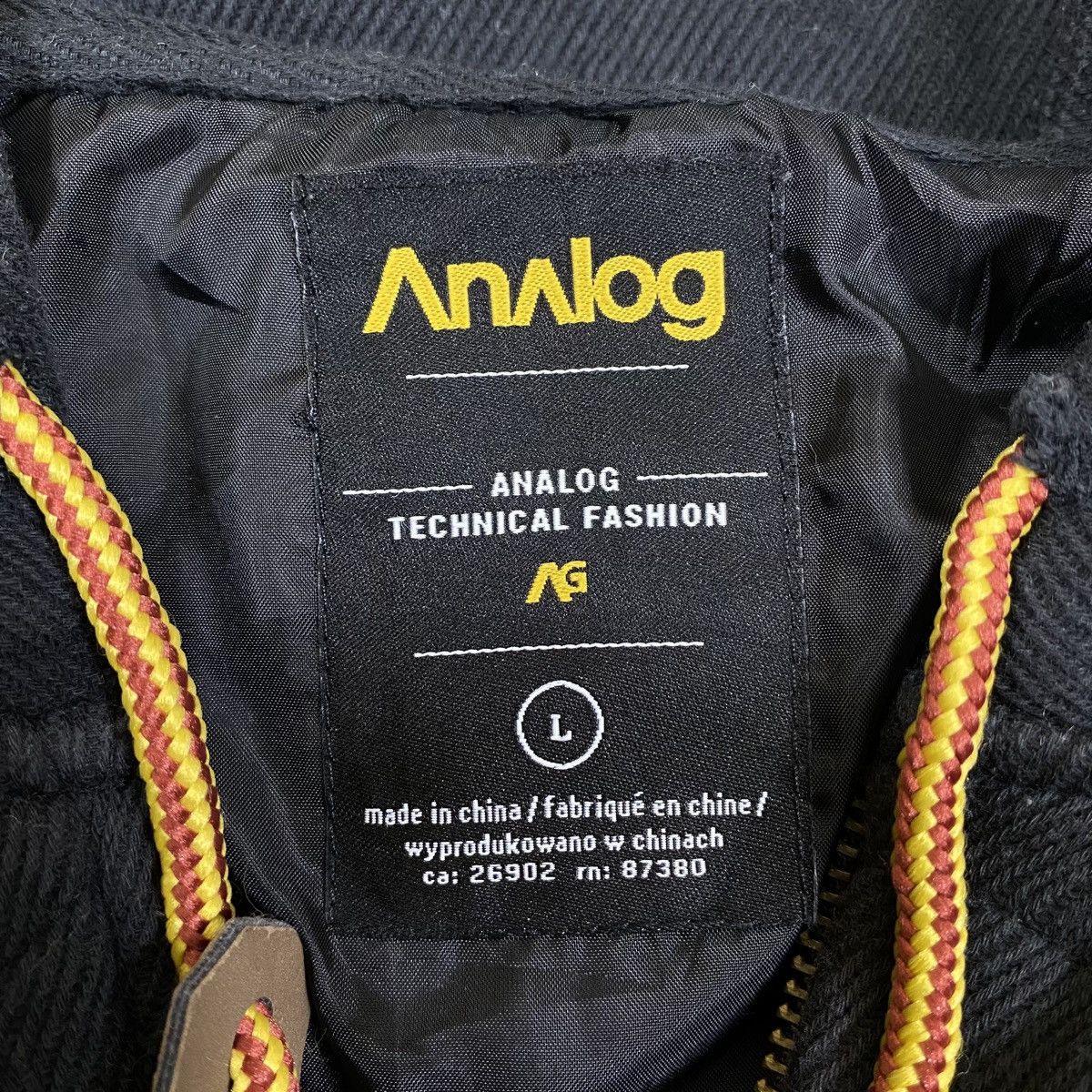 Analog ANALOG TYPE A-G 2001 Fashion Designer Hoodie Sweater Jacket Size US L / EU 52-54 / 3 - 6 Thumbnail