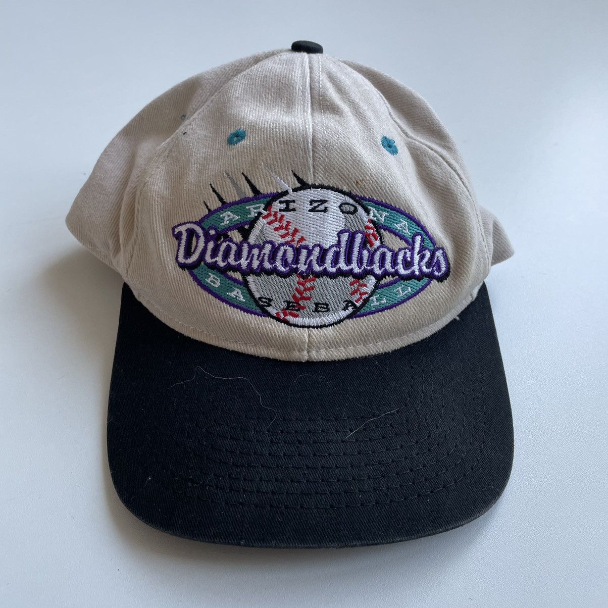 MLB × Vintage Vintage 90s Arizona Diamond Backs MLB Baseball Snapback Hat Size ONE SIZE - 1 Thumbnail