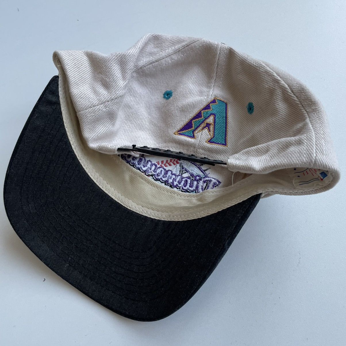 MLB × Vintage Vintage 90s Arizona Diamond Backs MLB Baseball Snapback Hat Size ONE SIZE - 2 Thumbnail