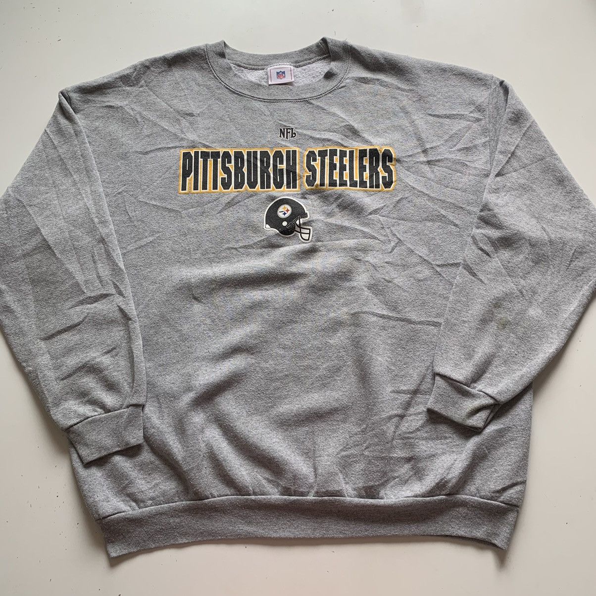 NFL × Vintage Vintage 2000s Pittsburgh Steelers NFL Football Crewneck XL Size US XL / EU 56 / 4 - 1 Thumbnail