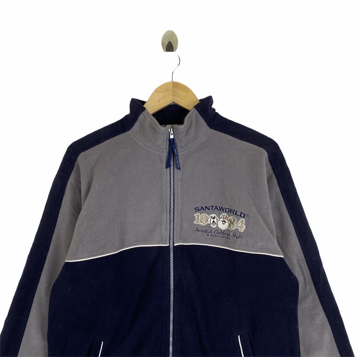 Vintage Vintage SANTAWORLD Captain Santa Fleece Sweater Jacket Size US L / EU 52-54 / 3 - 5 Thumbnail