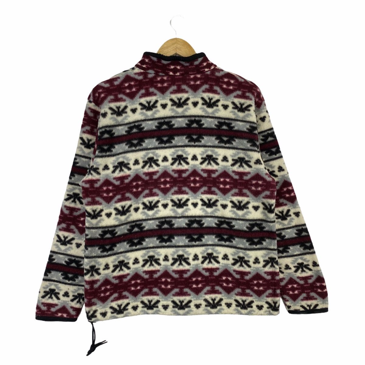 Vintage Vintage PLENTY TOUGH SPORT Abstract Design Fleece Sweatshirt Size US M / EU 48-50 / 2 - 2 Thumbnail