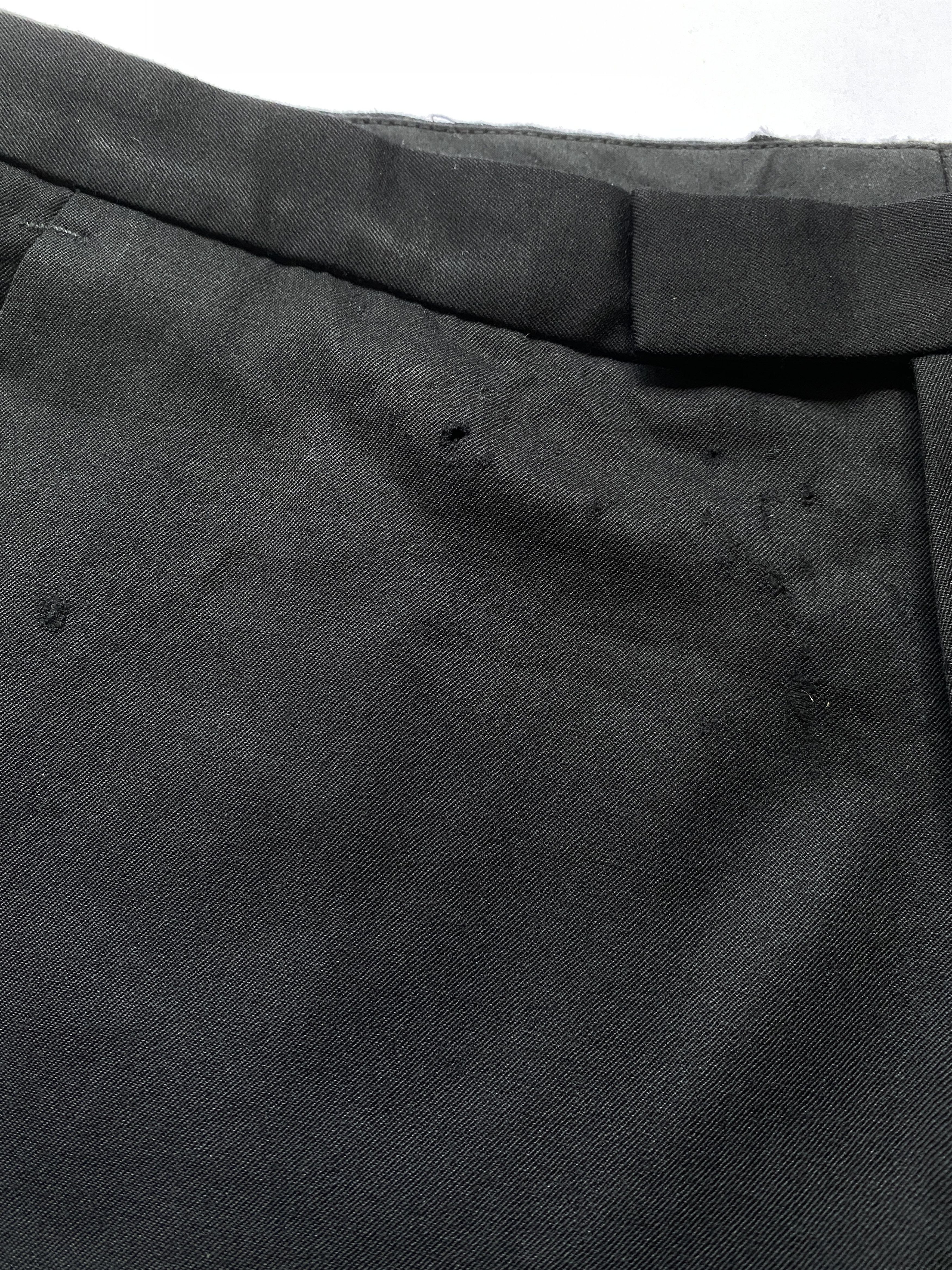 Raf Simons ⚡️QUICK SALE⚡️1998 Raf Simons Black Wool Shorts Pants Size US 34 / EU 50 - 6 Thumbnail