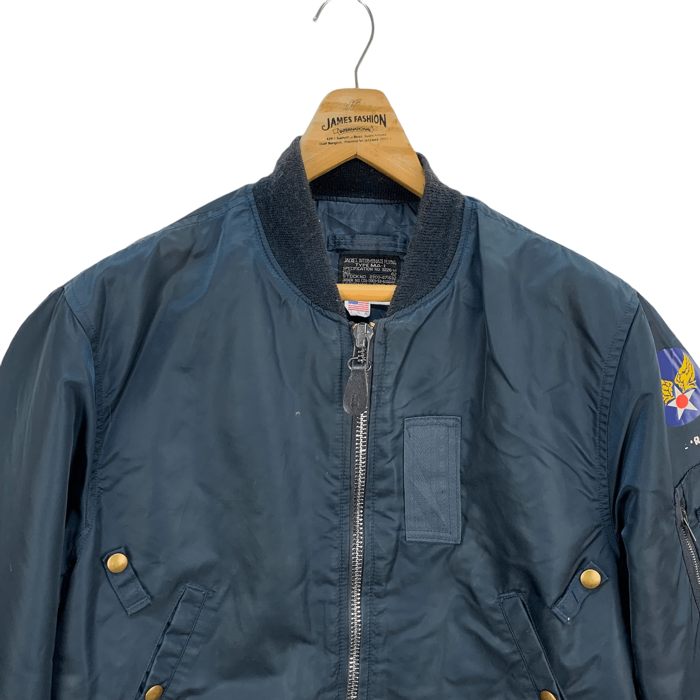 I. Spiewak And Sons I. Spiewak And Sons MA 1 Air Force Bomber Jacket #3982-138 Size US M / EU 48-50 / 2 - 2 Thumbnail