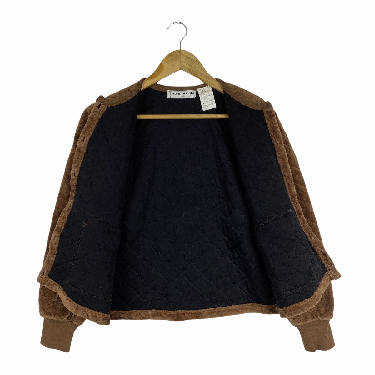 Sonia Rykiel × Vintage Vintage SONIA RYKIEL Paris Coduroy Sweater Jacket Size S / US 4 / IT 40 - 3 Thumbnail