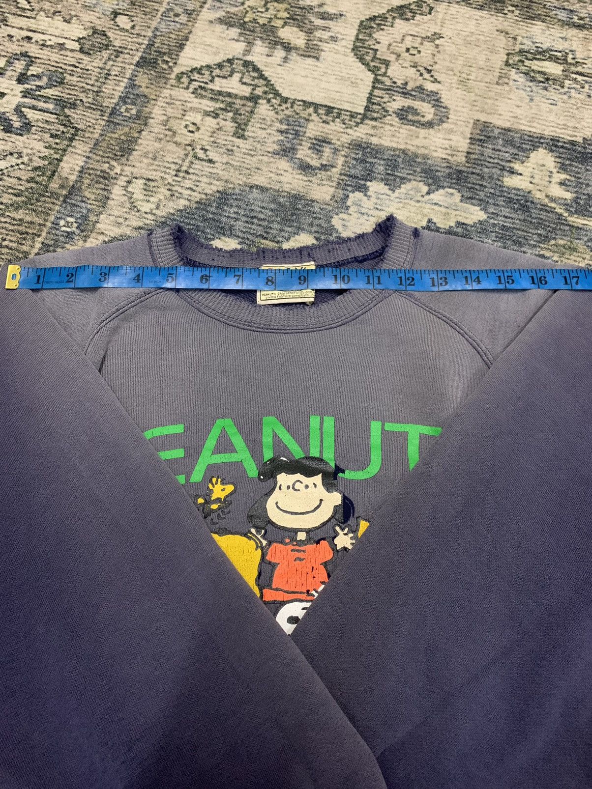 Vintage Vintage Sweatshirt Peanuts Distressed Faded Size US M / EU 48-50 / 2 - 17 Thumbnail