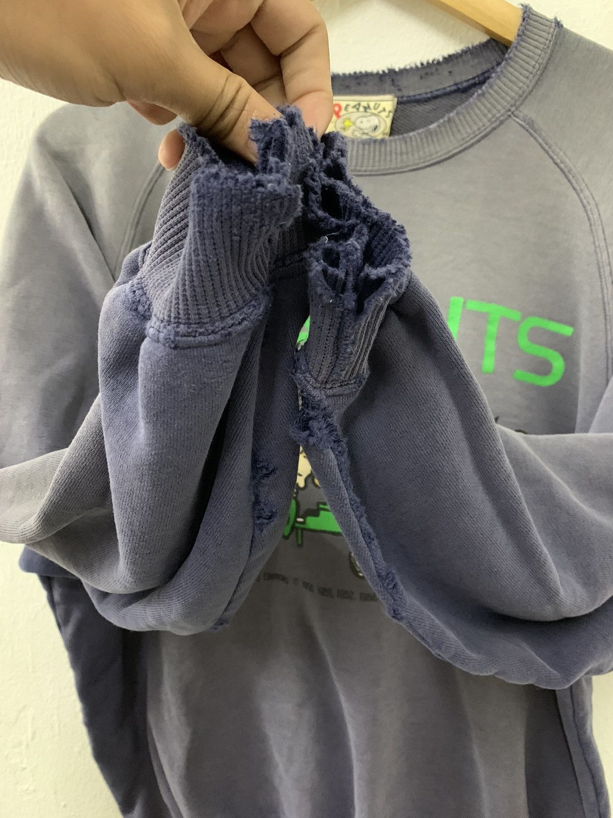 Vintage Vintage Sweatshirt Peanuts Distressed Faded Size US M / EU 48-50 / 2 - 5 Thumbnail