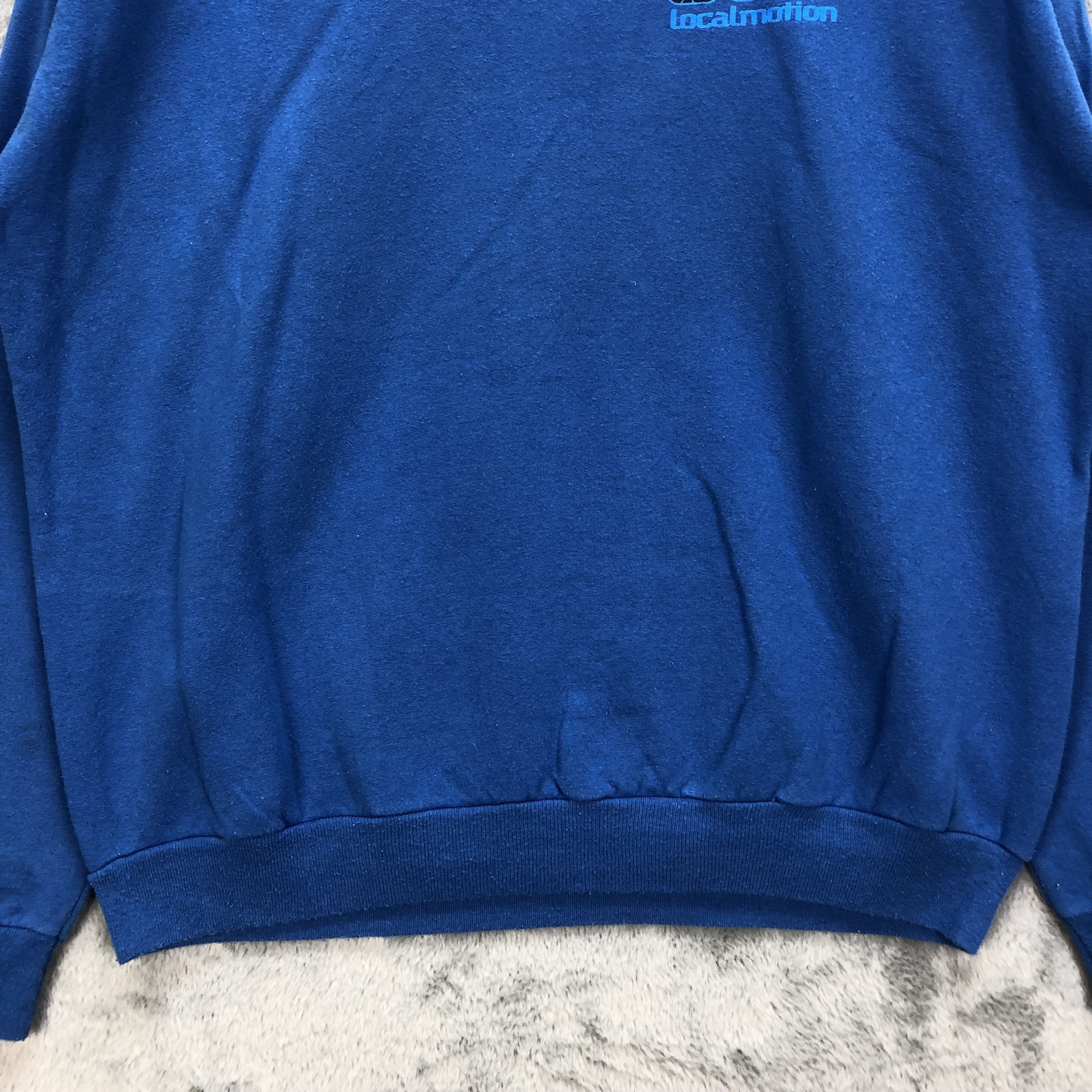 Vintage Vintage Local Motion Surfboards Blue Sweatshirts #5434-190 Size US L / EU 52-54 / 3 - 6 Thumbnail