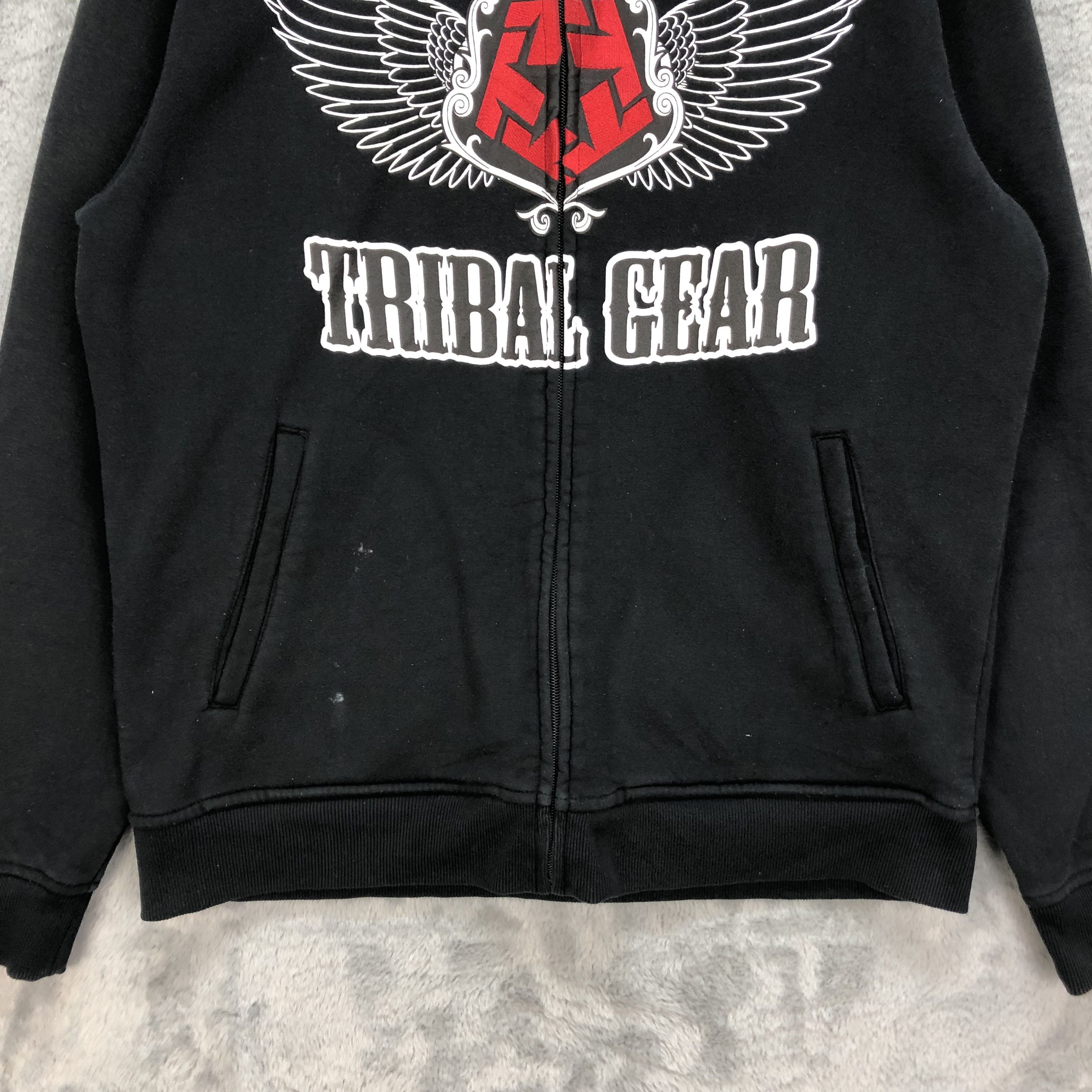 Japanese Brand Tribal Gear Big Logo Zipper Hoodies #5430-190 Size US XL / EU 56 / 4 - 5 Thumbnail