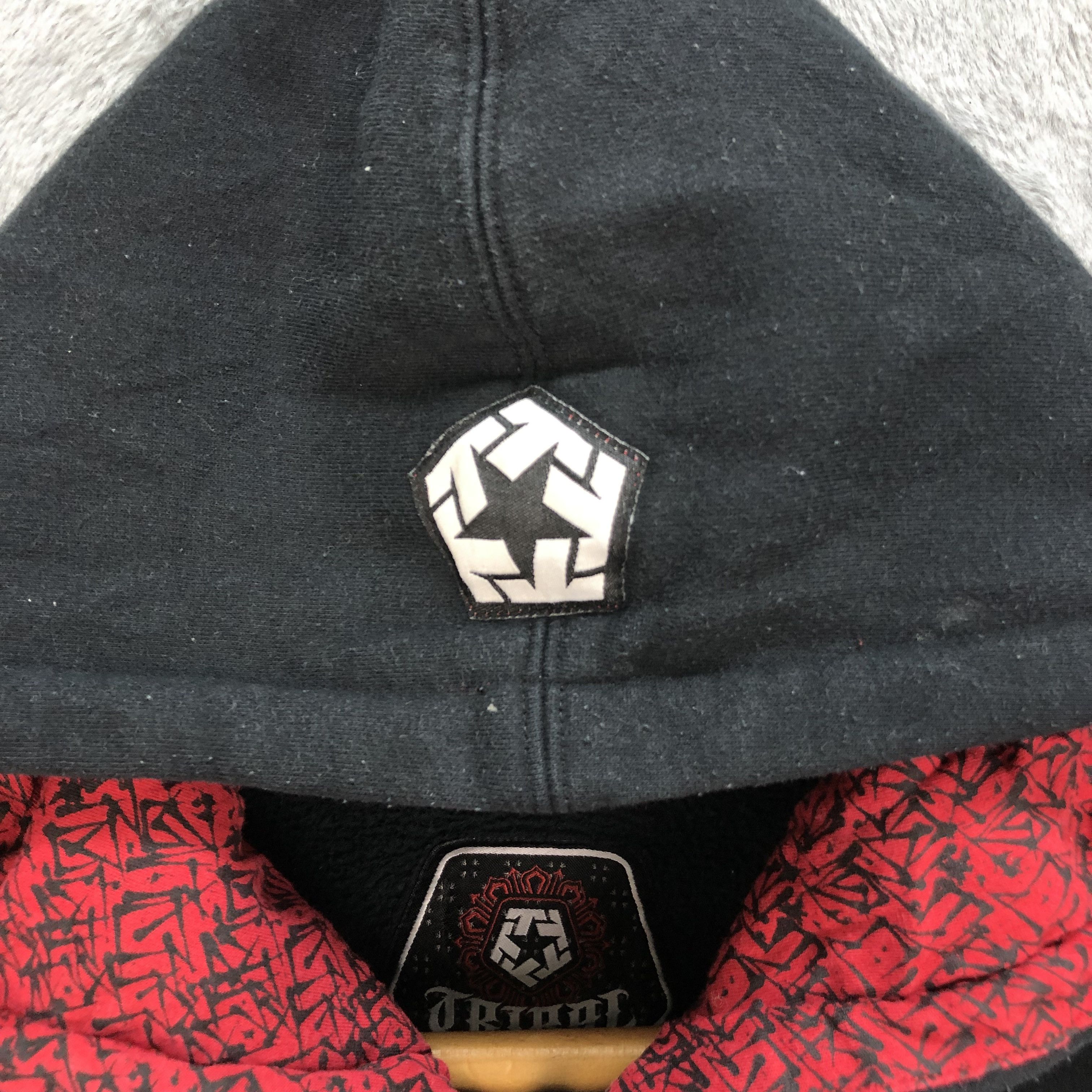 Japanese Brand Tribal Gear Big Logo Zipper Hoodies #5430-190 Size US XL / EU 56 / 4 - 3 Thumbnail