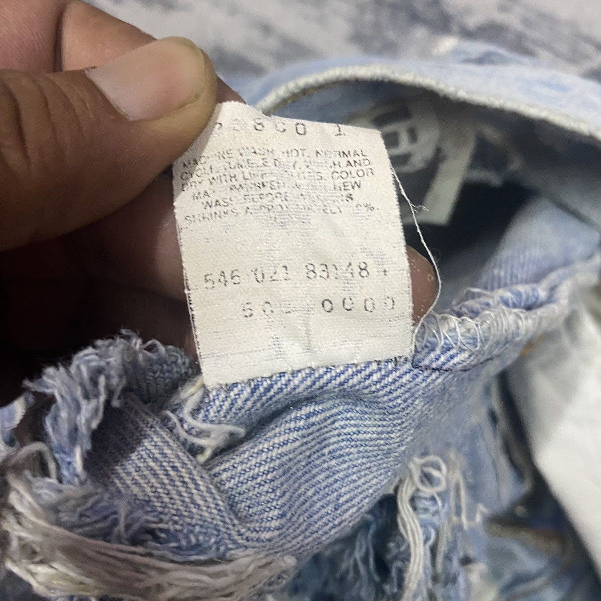 Levi's × Vintage Vintage Levis 501xx Furst Of A King Distressed Jeans Short Size 26" / US 2 / IT 38 - 7 Thumbnail