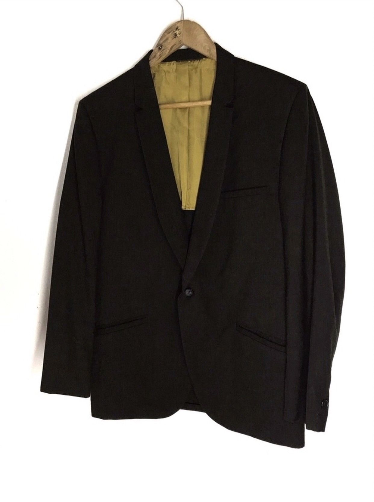Needles × Vintage Vintage Needles X Sears Gold One Button Jacket Size 46L - 4 Thumbnail