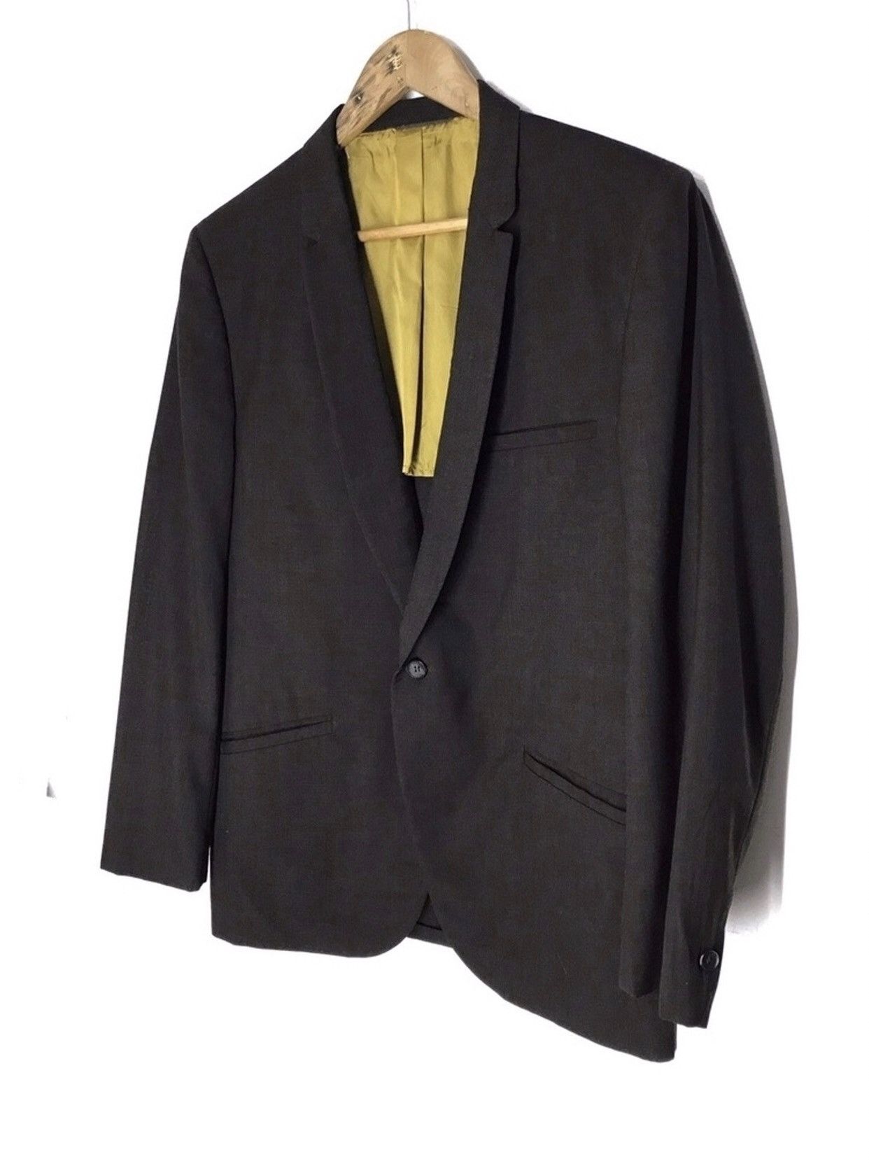 Needles × Vintage Vintage Needles X Sears Gold One Button Jacket Size 46L - 3 Thumbnail