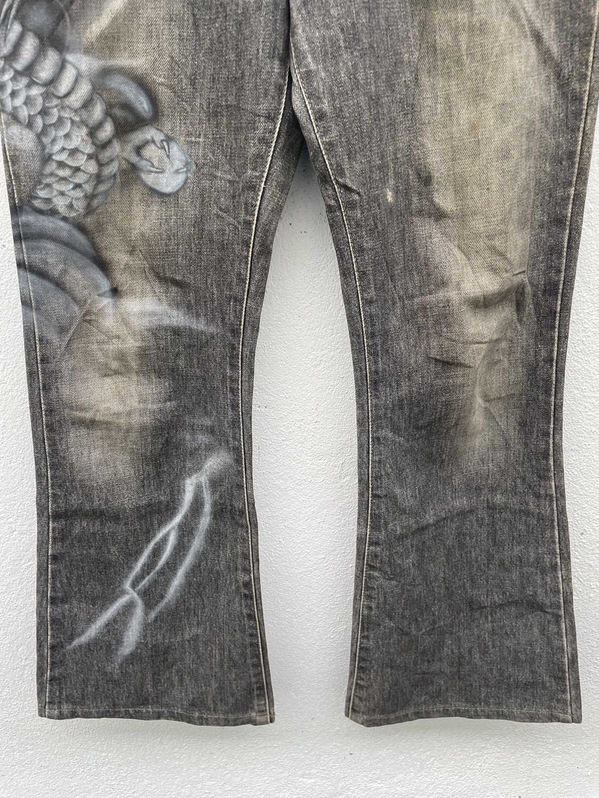 Edwin Flare Jeans Edwin Dragon Custom Jeans Size US 32 / EU 48 - 4 Thumbnail