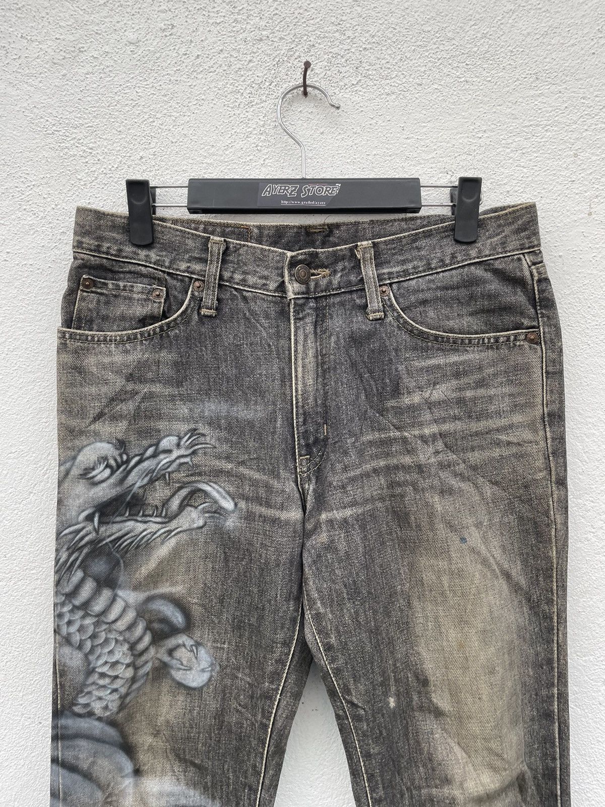 Edwin Flare Jeans Edwin Dragon Custom Jeans Size US 32 / EU 48 - 2 Thumbnail