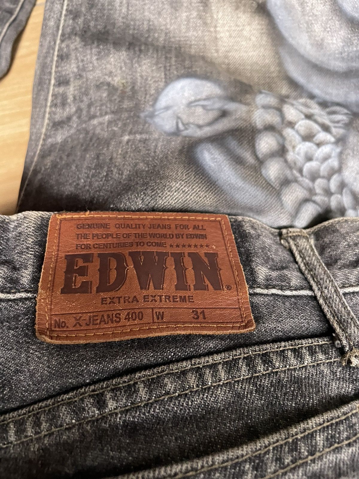 Edwin Flare Jeans Edwin Dragon Custom Jeans Size US 32 / EU 48 - 11 Thumbnail