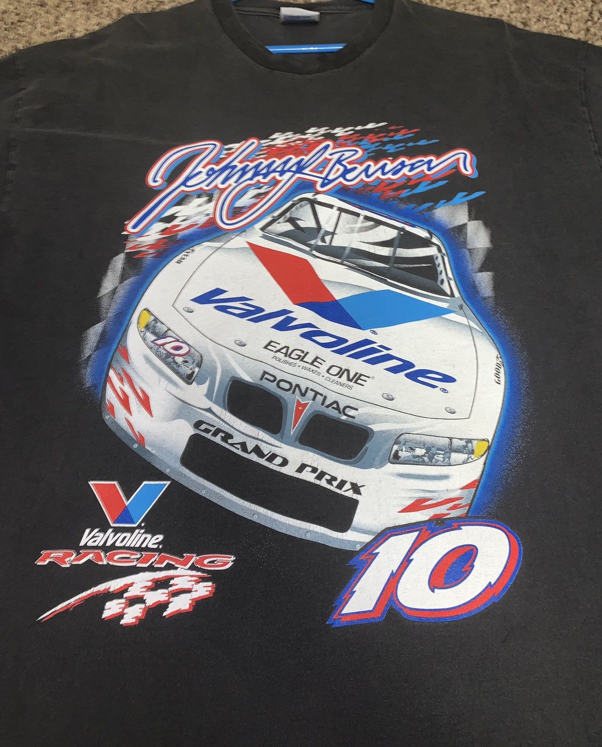 Vintage Vintage Faded Valvoline Racing T-Shirt Size US XL / EU 56 / 4 - 3 Thumbnail