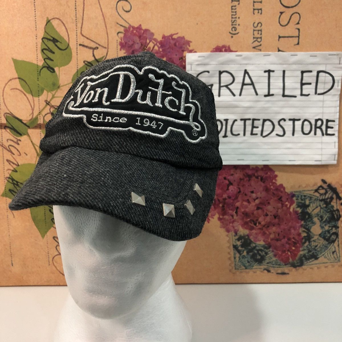 Japanese Brand × Von Dutch Von Dutch Trucker Hat Youth 52-54cm Size ONE SIZE - 2 Thumbnail