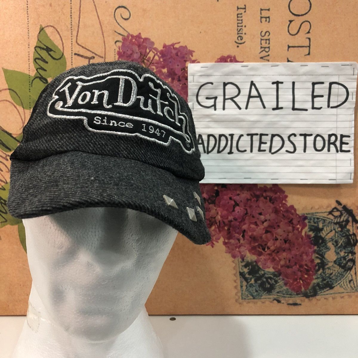 Japanese Brand × Von Dutch Von Dutch Trucker Hat Youth 52-54cm Size ONE SIZE - 1 Thumbnail