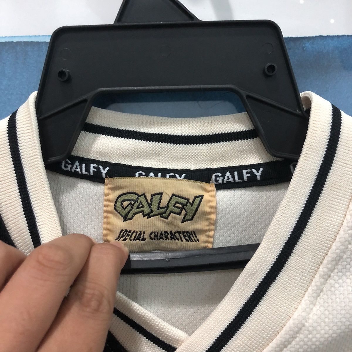 Japanese Brand × Vintage Vintage Galfy Crutch V-Neck Long Sleeve Tee Size US XL / EU 56 / 4 - 6 Thumbnail