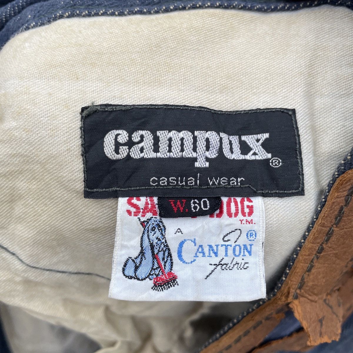 American Apparel Vintage 1967 Canton Campux Distressed 13oz Denim Size 29" - 5 Thumbnail